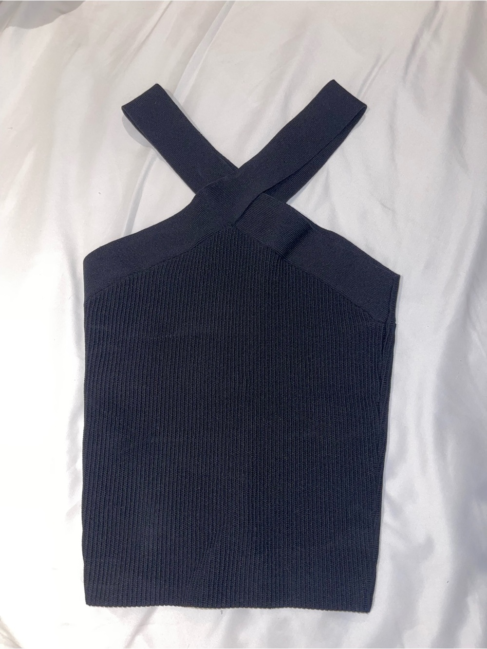 Babaton Contour Criss Cross Ribbed Tank